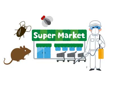 食品スーパーのネズミ駆除・害虫駆除のポイントと業者の選び方
