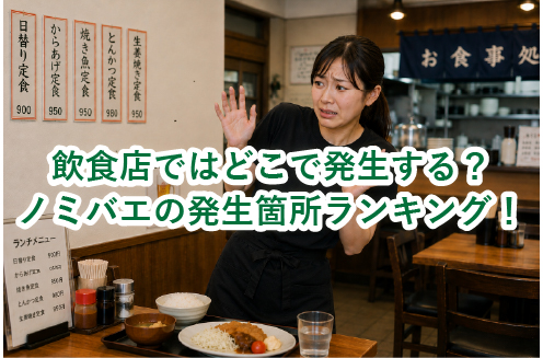 飲食店でのノミバエの発生箇所ランキング
