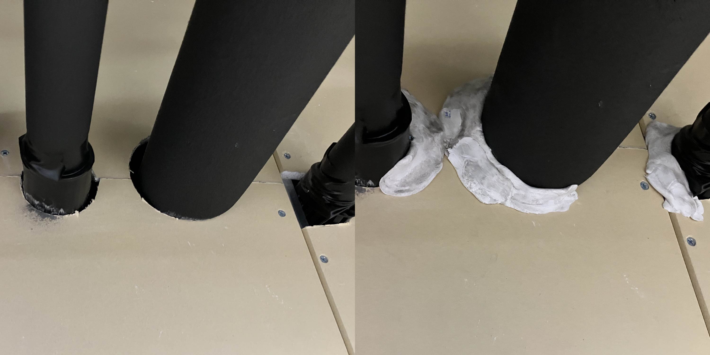 防鼠パテ施工例２
