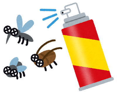 殺虫剤イラスト