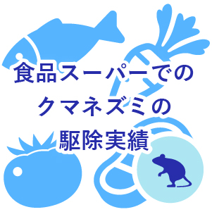 食品スーパーでのクマネズミの駆除実績