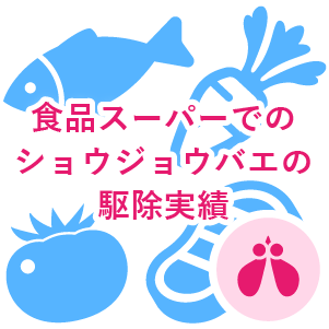 食品スーパーでのショウジョウバエの駆除実績