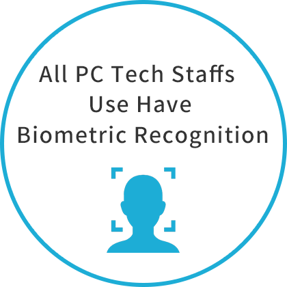 All PC Tech Staffs Use Have Biometric Recognition